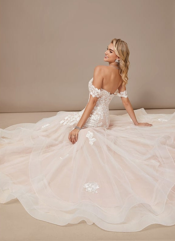 Robe de Soirée Sirène Florale - gallery 4