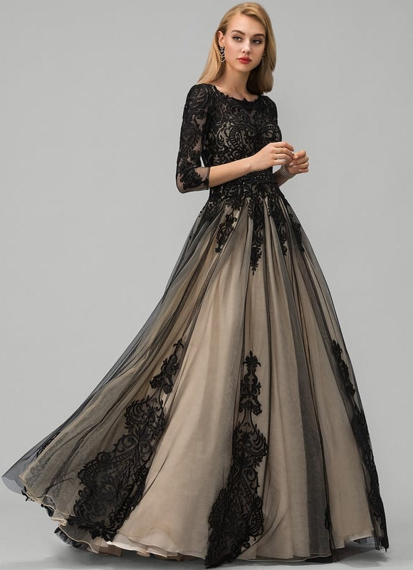 Robe de Soirée Nuit Majestueuse - gallery 3