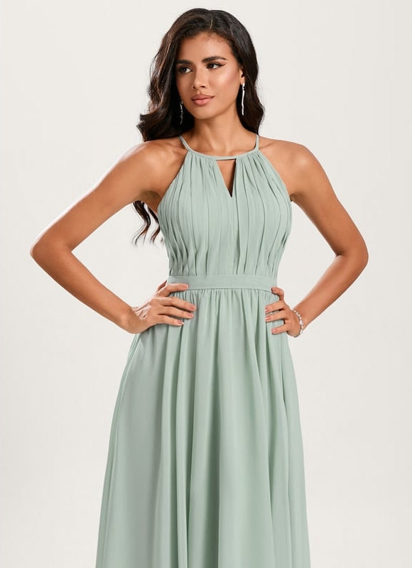 Robe de Soirée Mousseline Aérienne - gallery 5