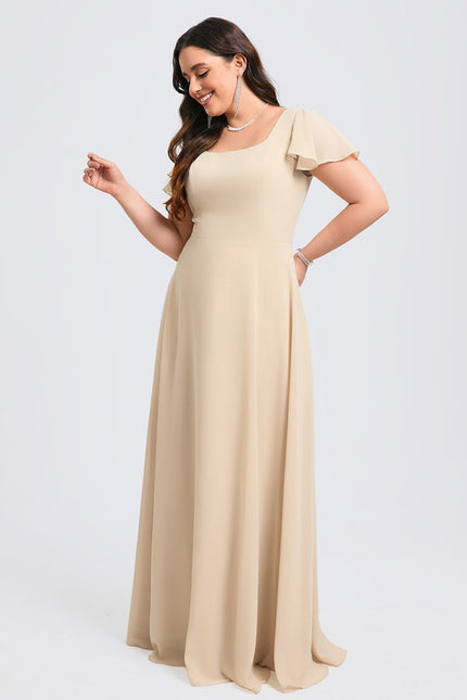 Robe de Soirée Fluide Vert Deau - gallery 9