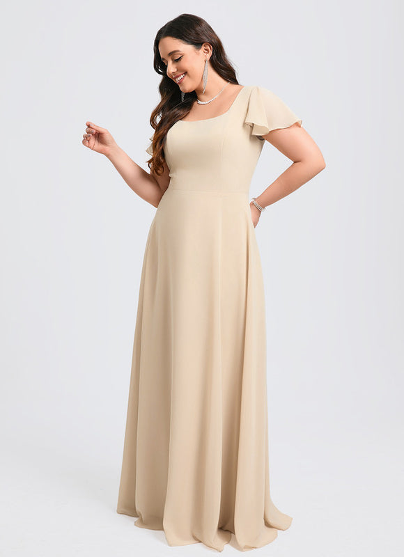 Robe de Soirée Fluide Vert Deau - gallery 9