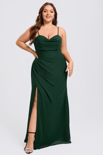 Robe de Soirée Vert Émeraude Chic - gallery 6