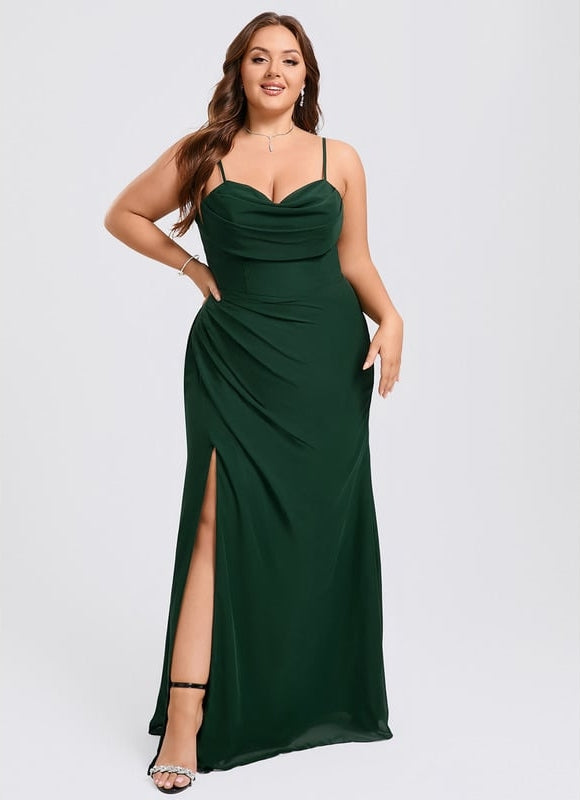 Robe de Soirée Vert Émeraude Chic - gallery 6