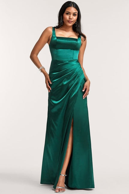 Robe De Soirée Décolleté Carré