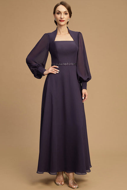 Robe de Soirée Lueur Ébène - gallery 1