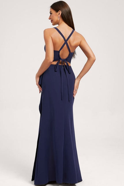 Robe de Soirée Crêpe Fluide - gallery 2