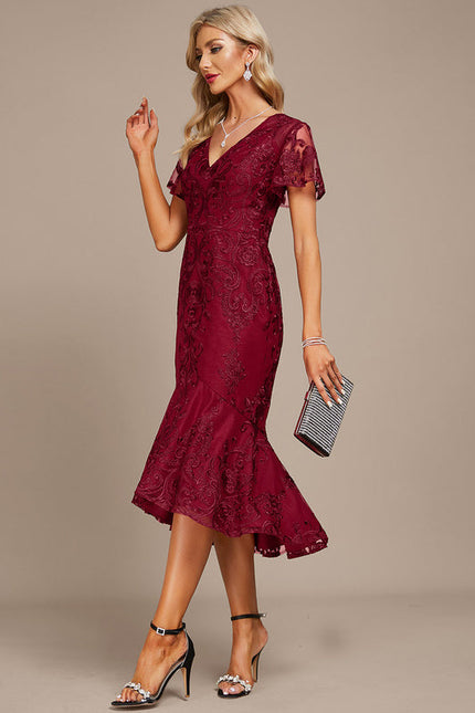 Robe de Soirée Rouge Enchanté - gallery 3