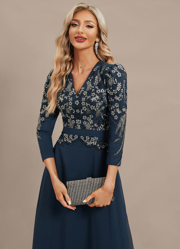 Robe de Soirée Élégance Marine Couture - gallery 1