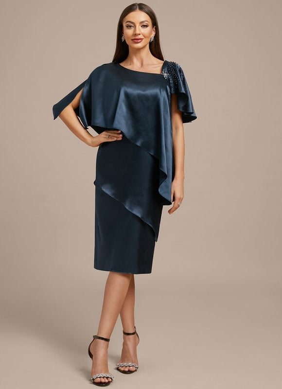 Robe de Soirée Asymétrique Élégante