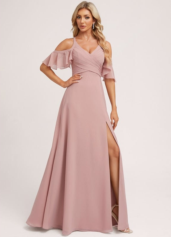 Robe de Soirée Légère Ciel
