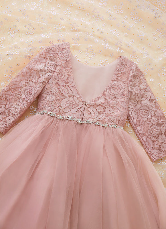 Robe de Soirée Rose Enchantée - gallery 6