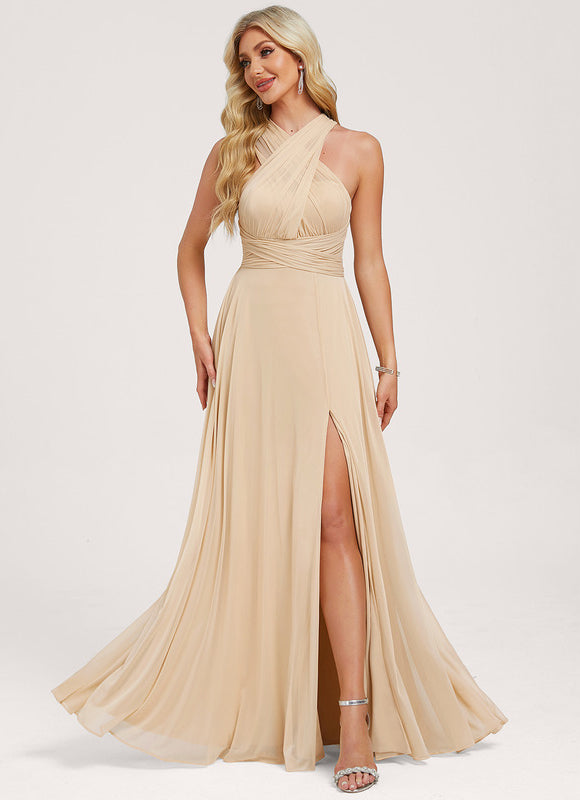 Robe de Soirée Élégante Sable - gallery 6