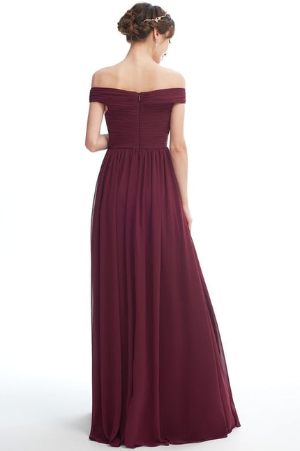 Robe de Soirée Ample Rubis - gallery 2