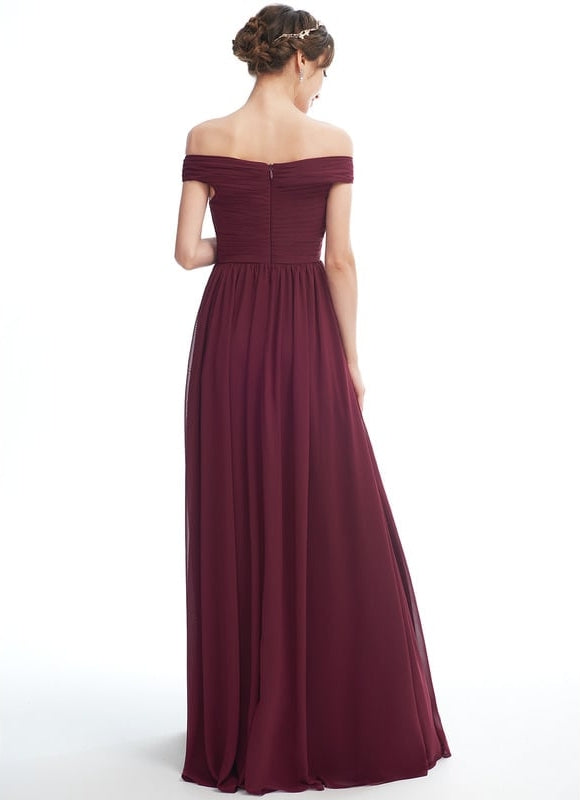 Robe de Soirée Ample Rubis - gallery 2