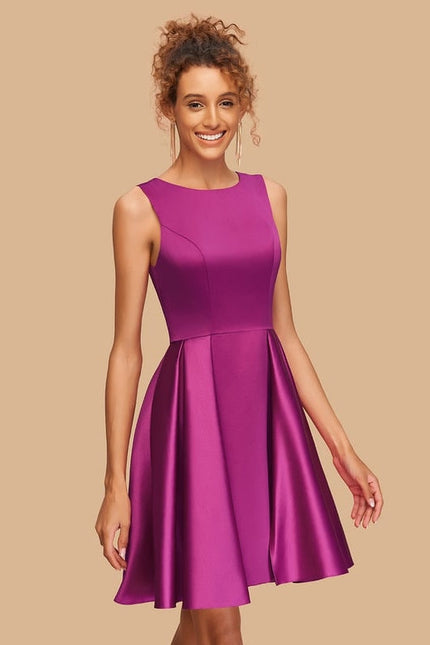 Robe de Soirée Satinée Précieuse - gallery 2
