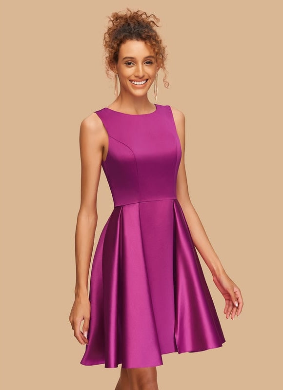 Robe de Soirée Satinée Précieuse - gallery 2