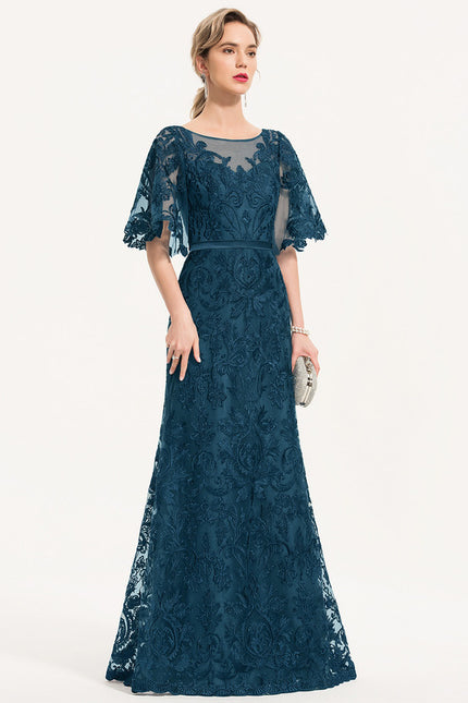 Robe de Soirée Élégance Vague Émeraude - gallery 2