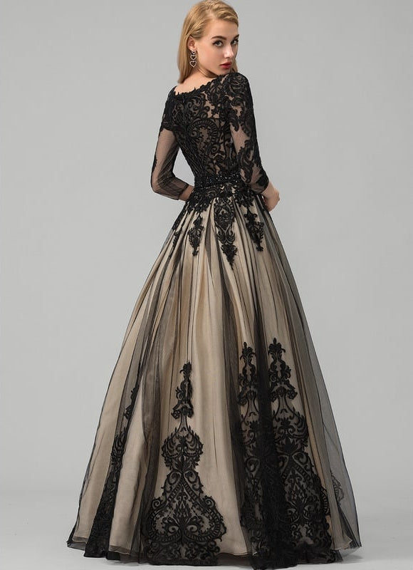 Robe de Soirée Nuit Majestueuse - gallery 1
