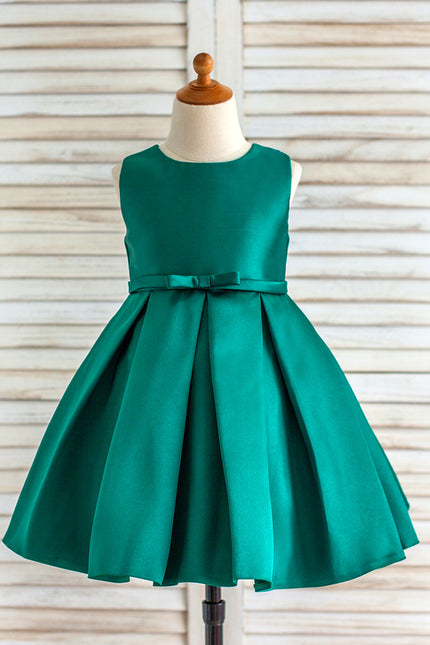 Robe de Soirée Cerise Satinée - gallery 4