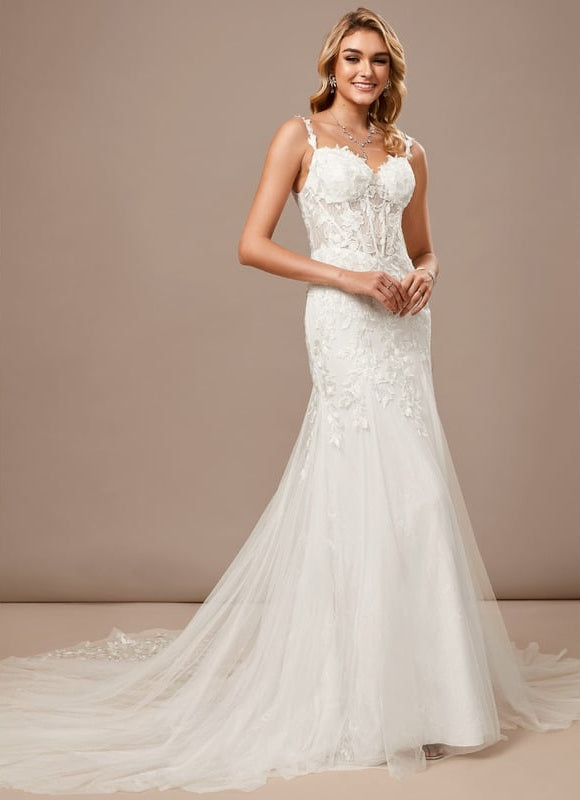 Robe de Soirée Dentelle Éthérée - gallery 3
