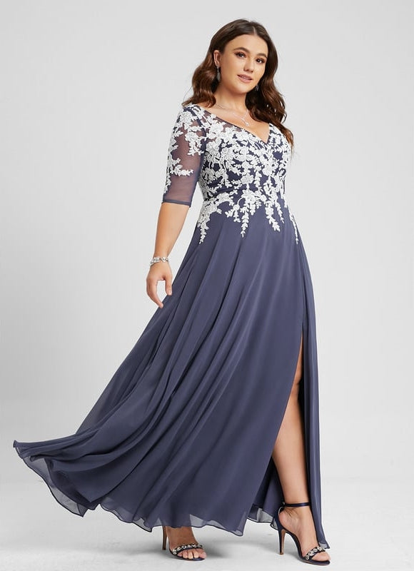 Robe de Soirée Élégance Marine Couture - gallery 4