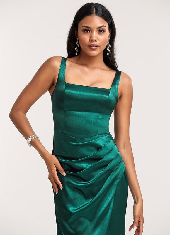 Robe De Soirée Décolleté Carré - gallery 3