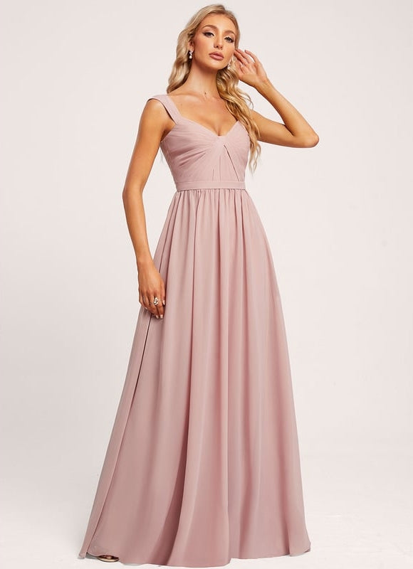 Robe de Soirée Aube Satinée - gallery 3