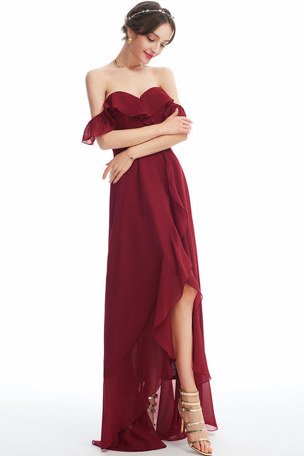 Robe de Soirée Asymétrique Vaporeuse - gallery 4