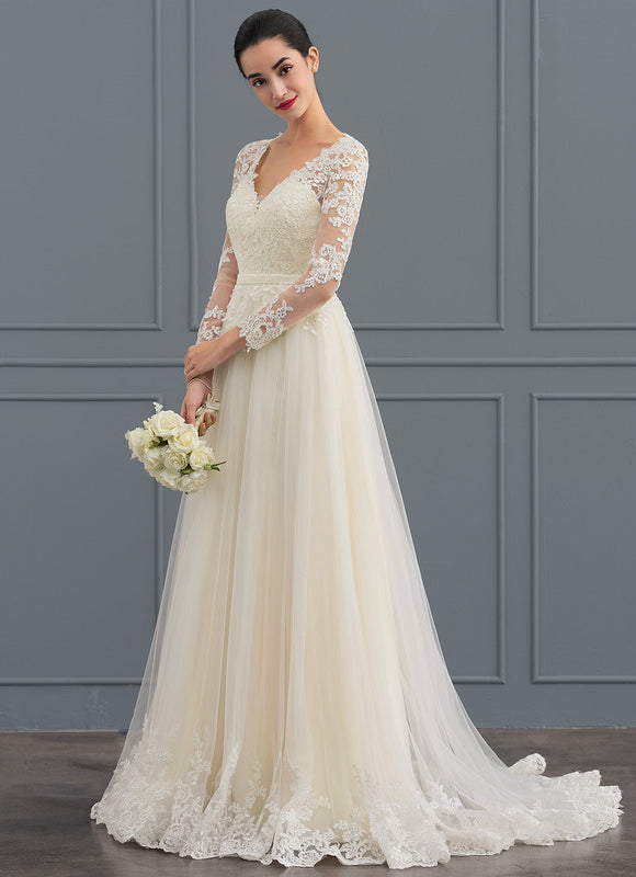 Robe De Soirée Grande Taille Blanche - gallery 4