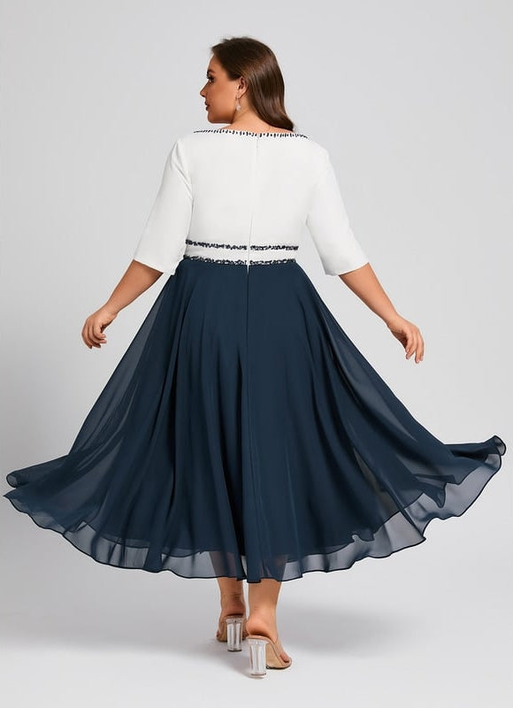 Robe de Soirée Élégance Nautique - gallery 9