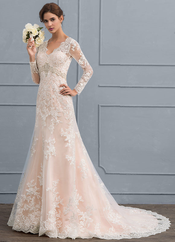 Robe de Soirée Sirène Tulle - gallery 2