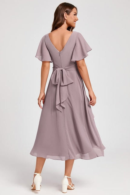 Robe De Soirée Rose Poudrée - gallery 6