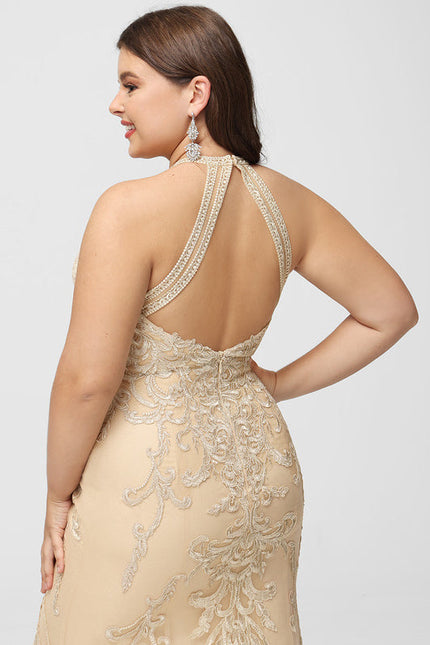 Robe de Soirée Sirène Écrue - gallery 7