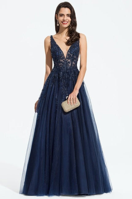 Robe de Soirée Sérénité Nocturne - gallery 1
