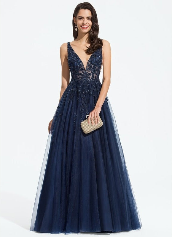 Robe de Soirée Sérénité Nocturne - gallery 1