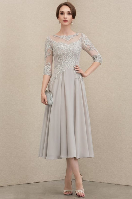 Robe de Soirée Éclat Grisé - gallery 2