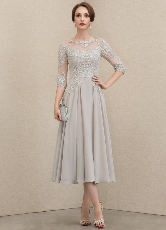 Robe de Soirée Éclat Grisé - gallery 2
