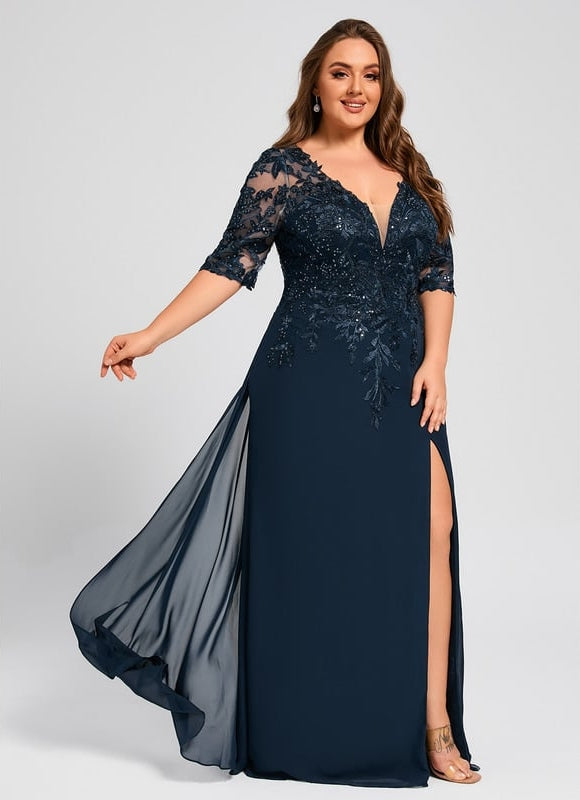 Robe de Soirée Velours Ébène - gallery 9
