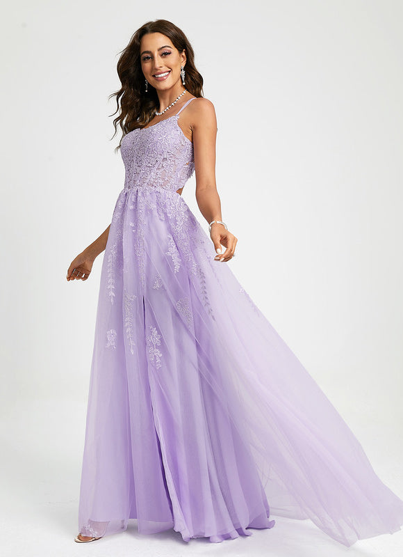 Robe de Soirée Lavande Étoilée - gallery 3