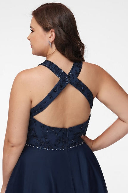 Robe de Soirée Tulle Saphir - gallery 8