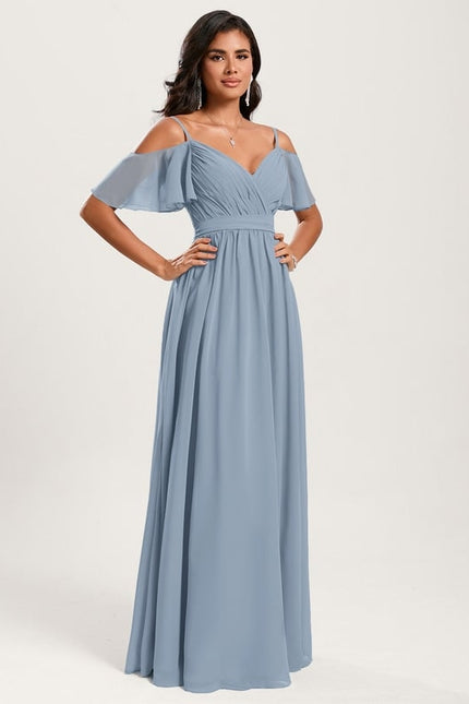 Robe de Soirée Légère Ciel - gallery 4