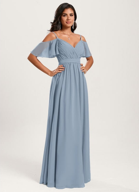 Robe de Soirée Légère Ciel - gallery 4