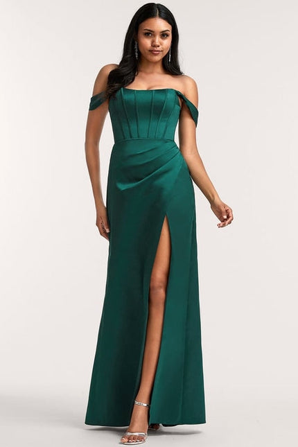 Robe de Soirée Élégance Satinée