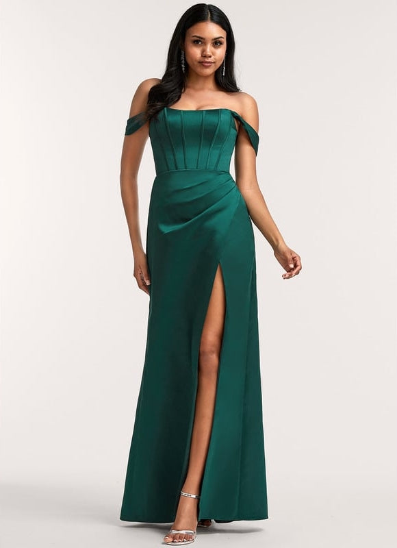 Robe de Soirée Élégance Satinée