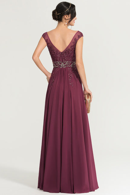 Robe de Soirée Éclat Rubis Flottant - gallery 4