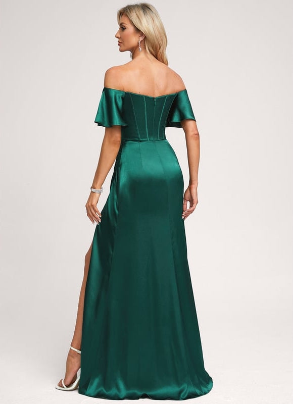 Robe De Soirée Col Bardot - gallery 2