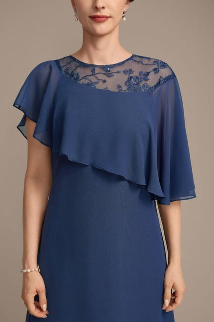 Robe de Soirée Chic Mousseline - gallery 7