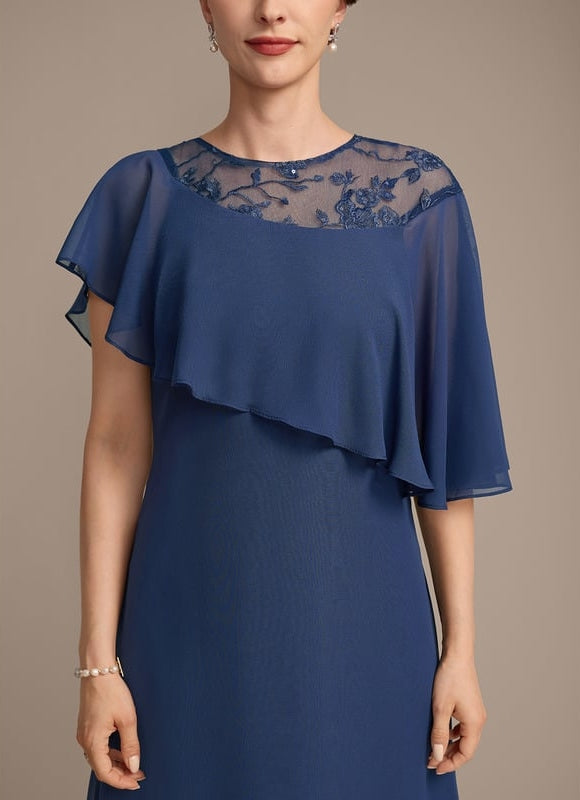 Robe de Soirée Chic Mousseline - gallery 7