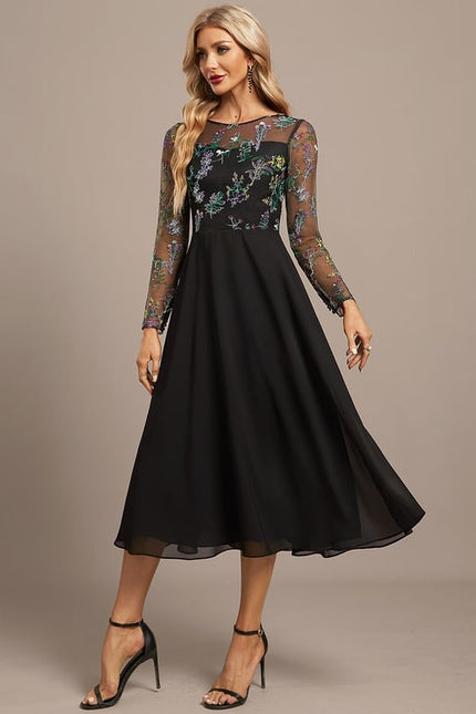 Robe de Soirée Florale Aérienne - gallery 5