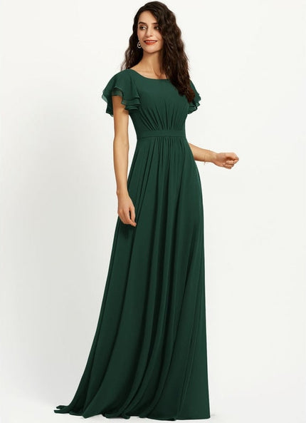 Robe de Soirée Vert Émeraude Chic